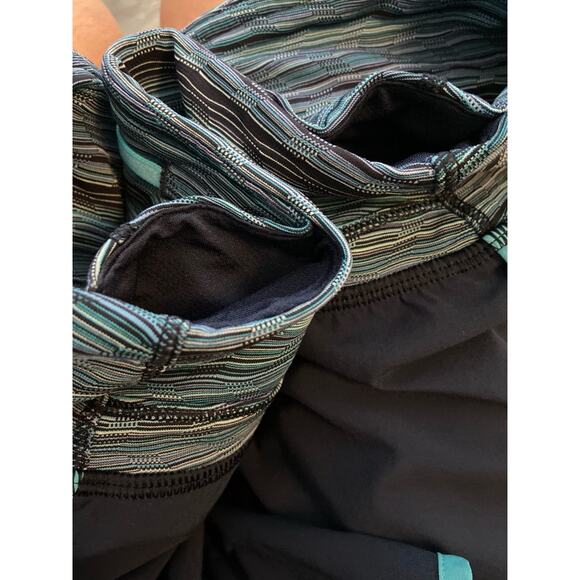 Lululemon Run Times Short Inkwell Space Dye Twist Naval Blue Peacock Blue 4 - Picture 4 of 6